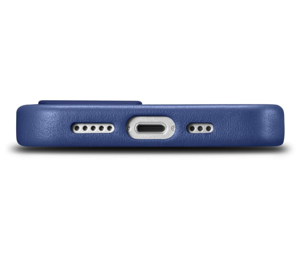 iCarer Leather Case do iPhone 14 Plus (MagSafe) niebieski 6975092685340 - 1201097 - zdjęcie 6